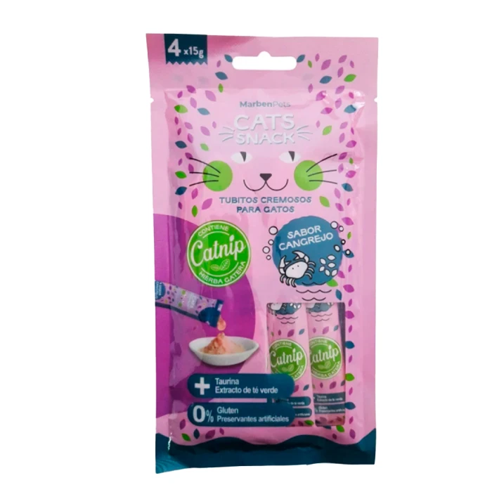 SNACK CREMOSO CANGREJO CON HIERBA GATERA
