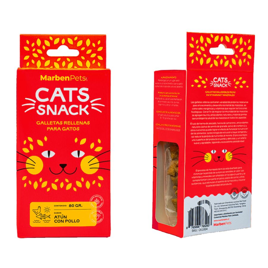 CATS SNACK RELLENAS DE ATÚN CON POLLO