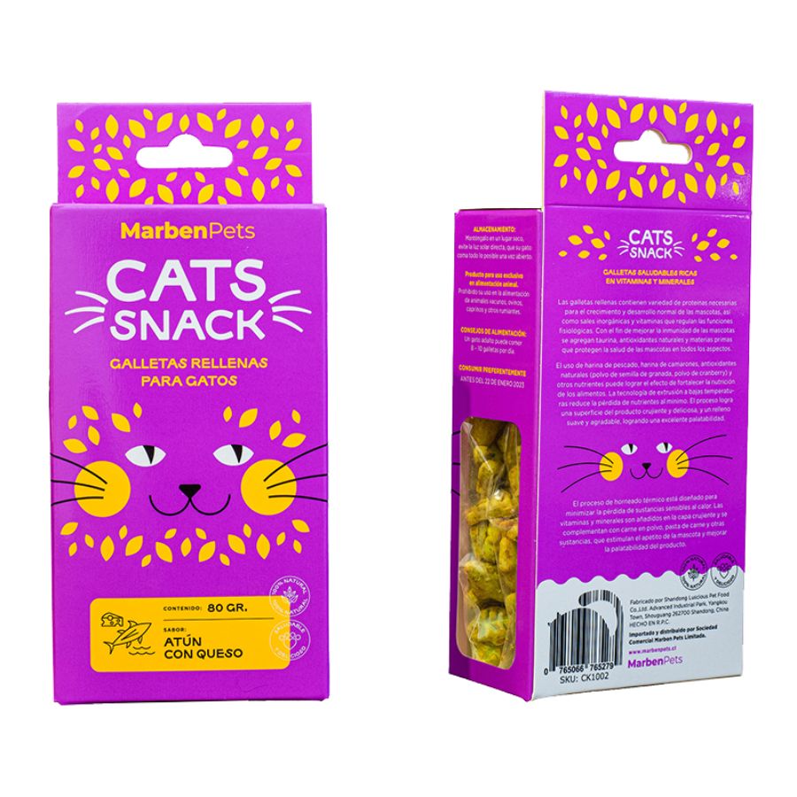 CATS SNACK RELLENO DE ATUN CON QUESO