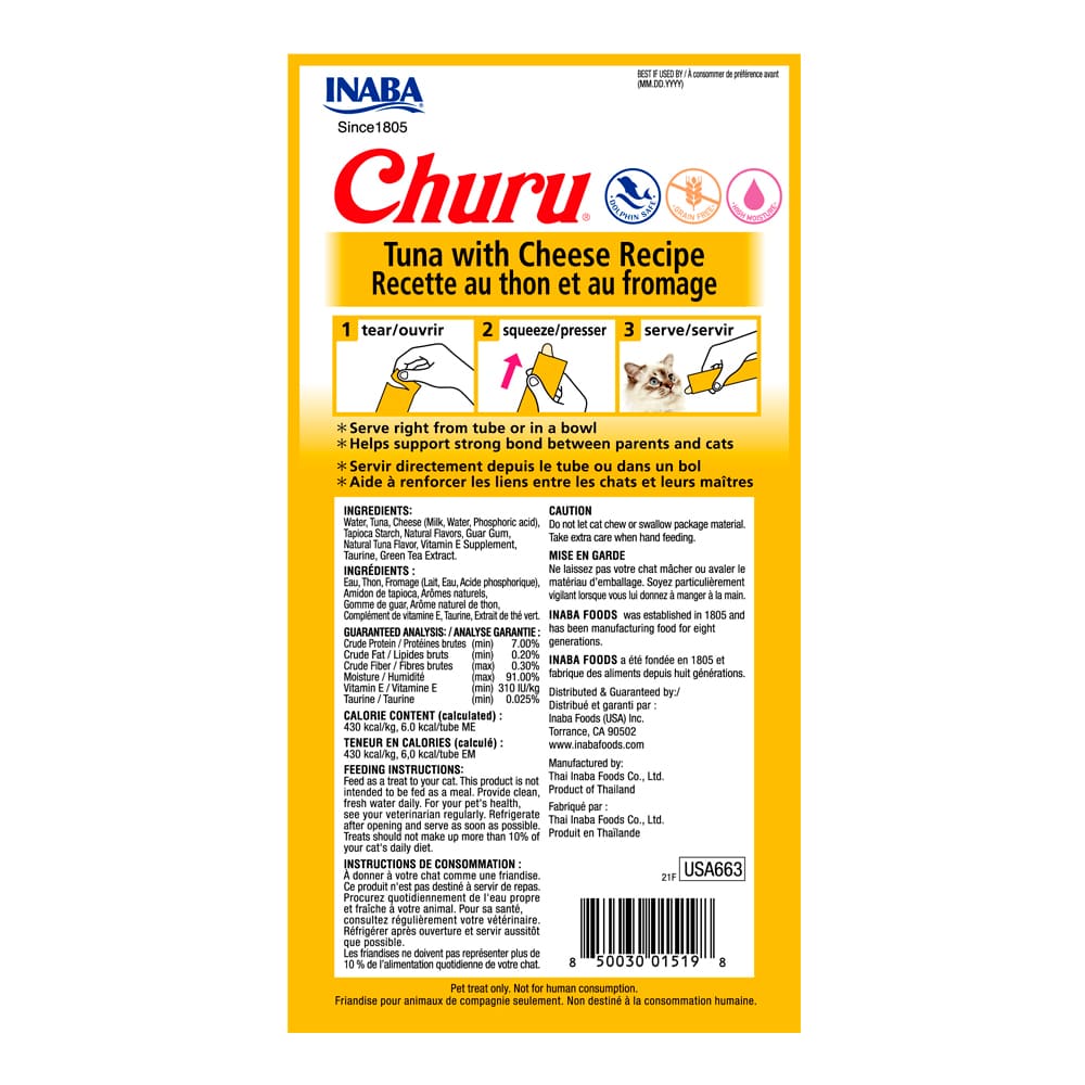 CHURU GATO ATUN CON QUESO - Imagen 2