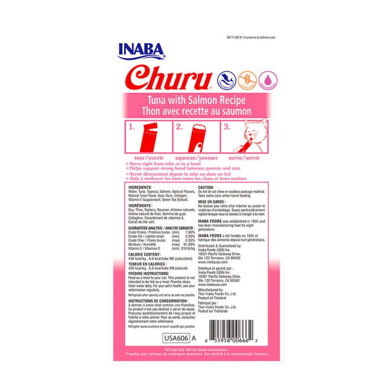 CHURU GATO ATUN CON SALMON - Imagen 2