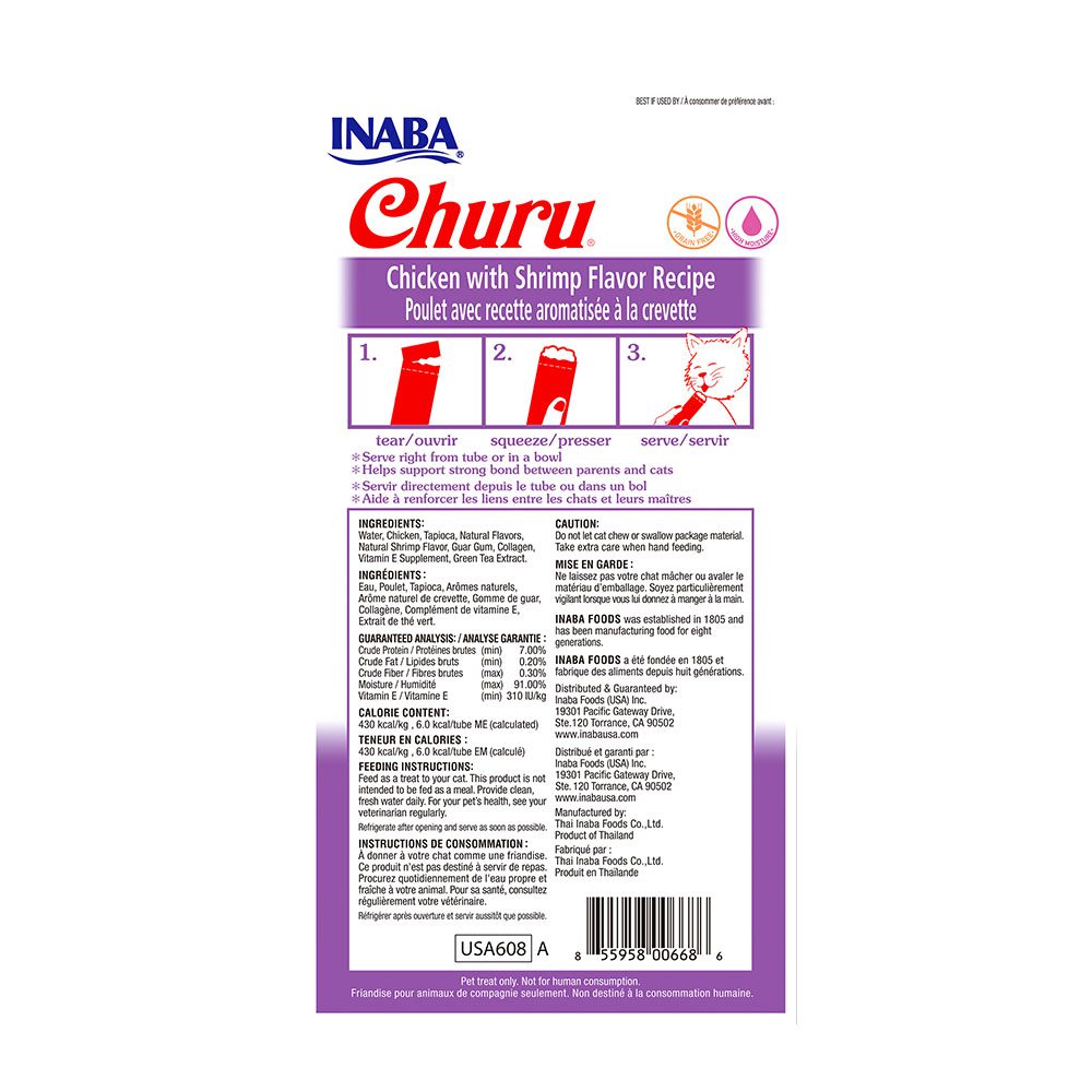 CHURU GATO POLLO CON CAMARÓN - Imagen 2