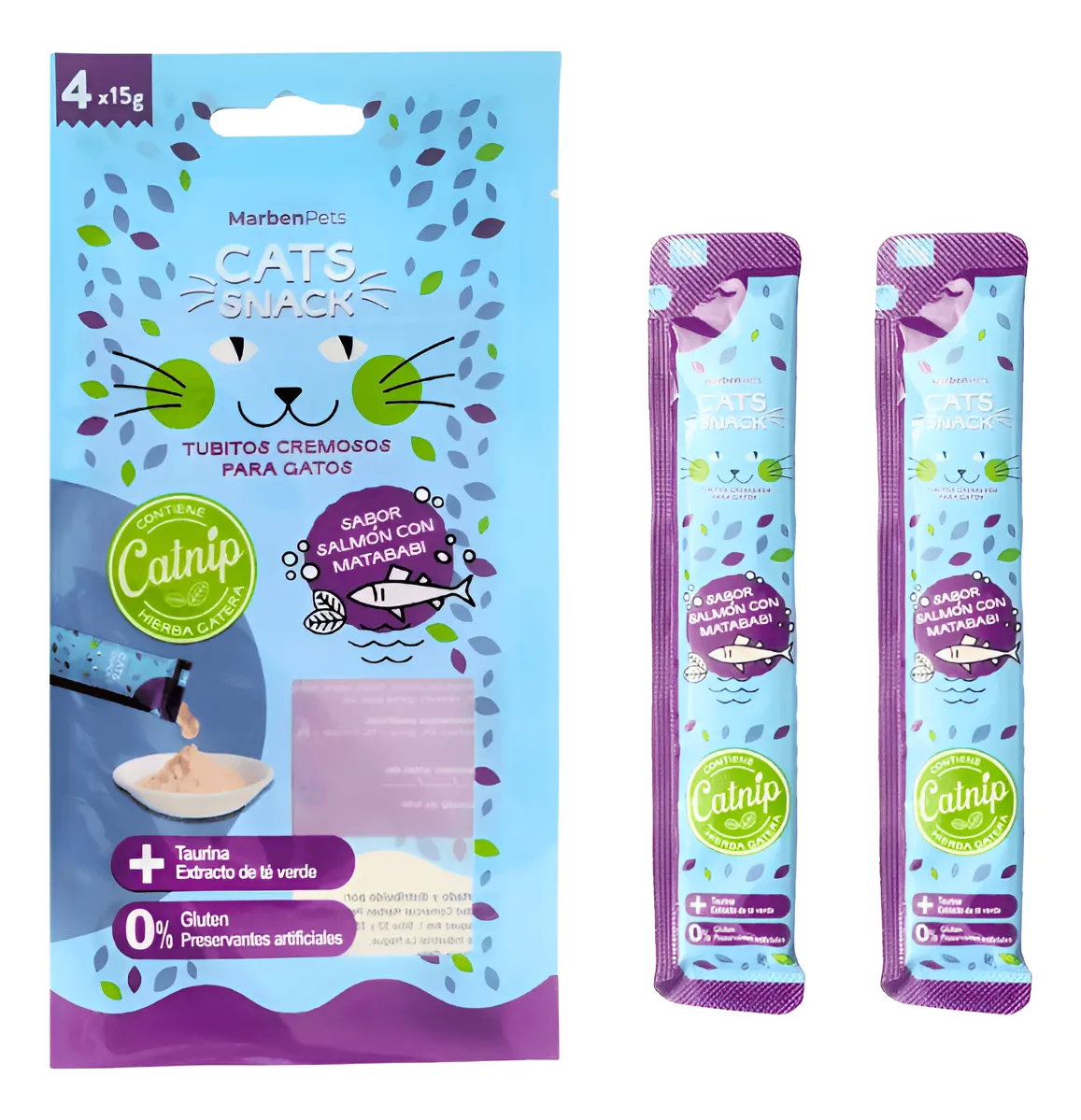 SNACK CREMOSO SALMON CON MATATABI