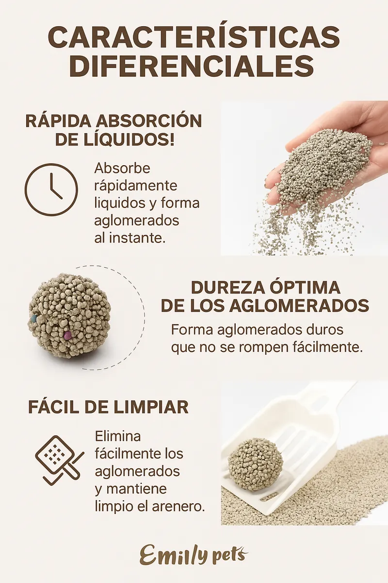 ARENA EASY CLEAN CAFÉ 4 KG - Imagen 3