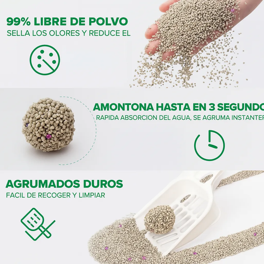 ARENA EASY CLEAN CAFÉ 4 KG - Imagen 4