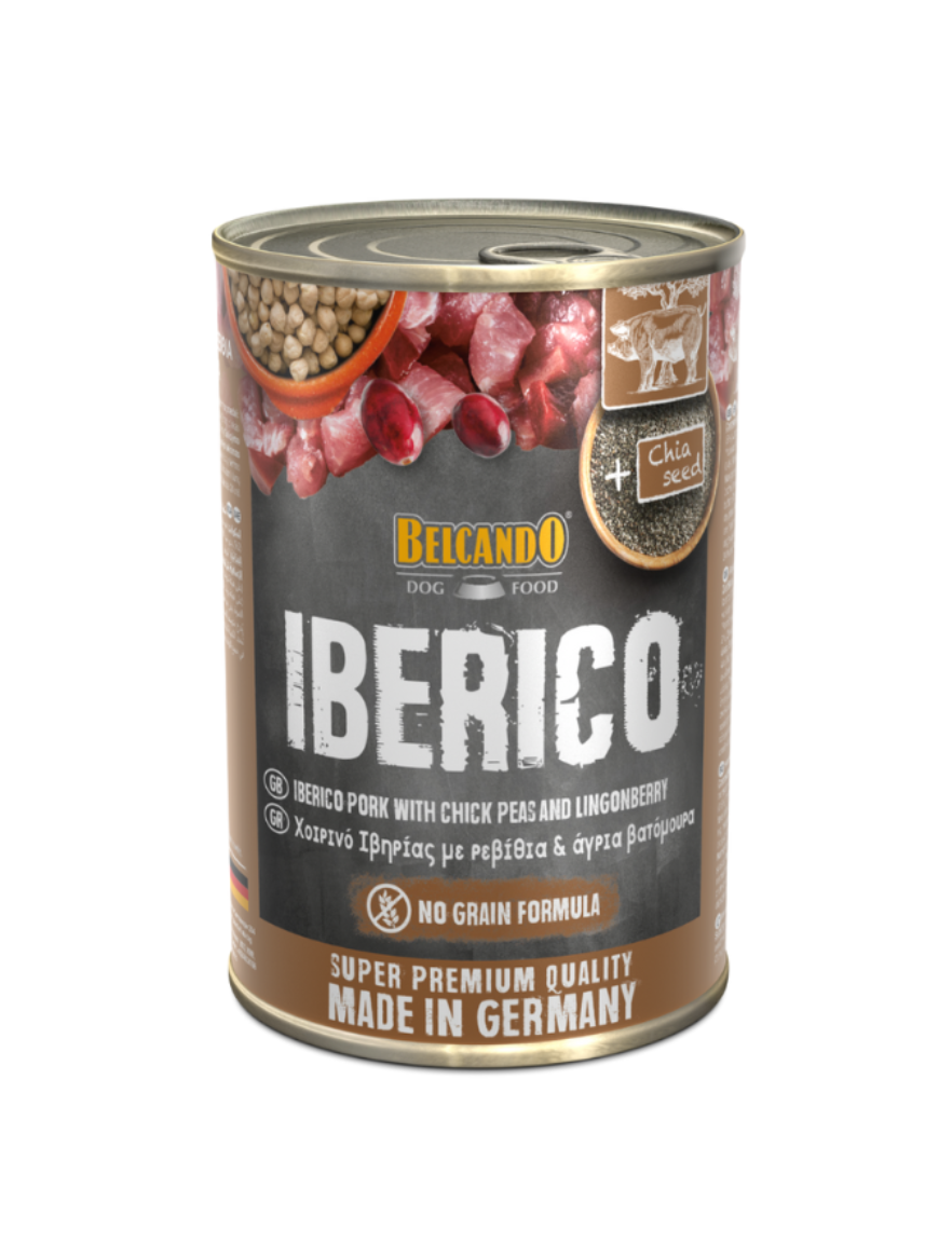 BELCANDO LATAS IBERICO GARBANZOS Y ARANDANOS 400 GR