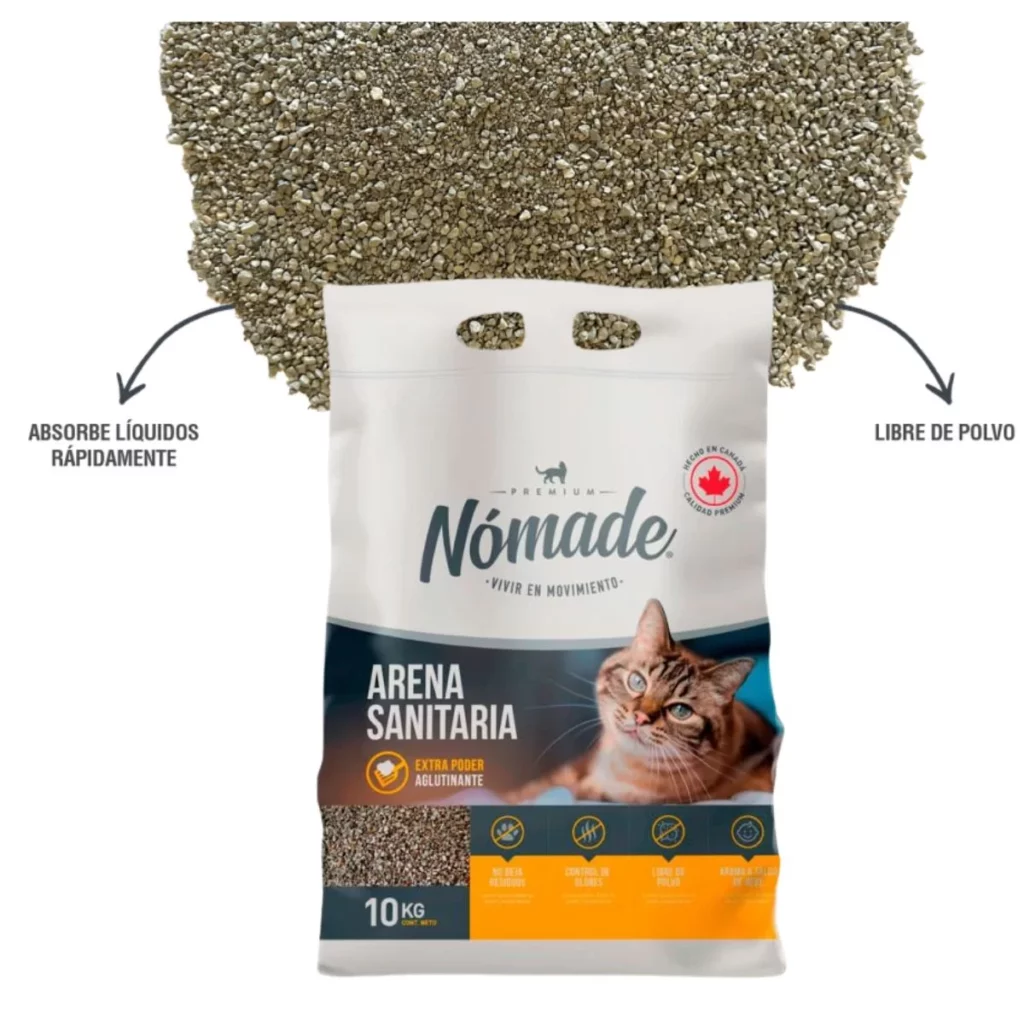NÓMADE ARENA SANITARIA 10 KG - Imagen 2